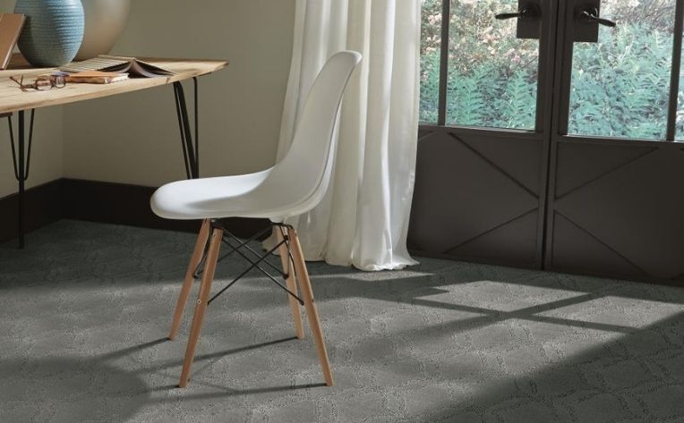 mixed patterned & textured carpet